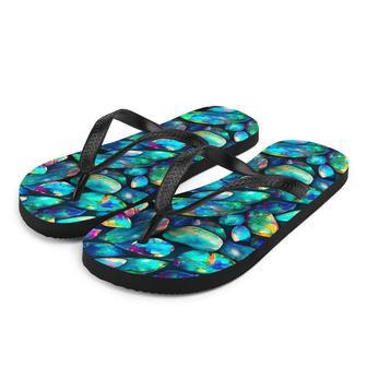 Fire Opal Summer Flip Flops | Newhawaiianshirts UK