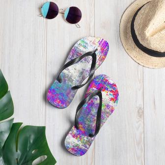 Flip Flops Vaporwave Print Unisex. | Newhawaiianshirts AU