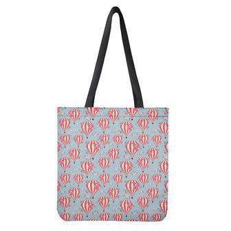 Floral Air Balloon Pattern Print Tote Bag | Newhawaiianshirts AU