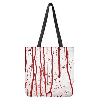 Flowing Red Blood Print Tote Bag | Newhawaiianshirts UK