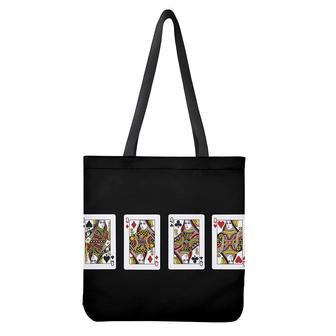 Four Queens Playing Cards Print Tote Bag | Newhawaiianshirts UK