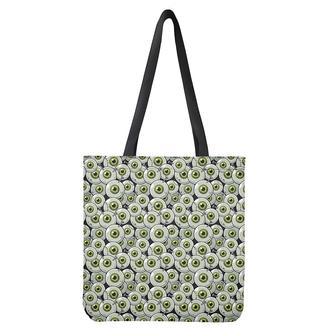 Frankenstein Eyeball Pattern Print Tote Bag | Newhawaiianshirts CA