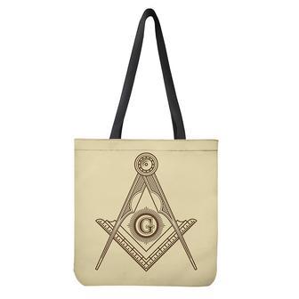 Freemasonry Symbol Print Tote Bag | Newhawaiianshirts AU