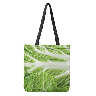 Fresh Cabbage Leaf Print Tote Bag | Newhawaiianshirts UK