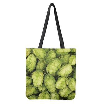 Fresh Hop Cone Print Tote Bag | Newhawaiianshirts UK