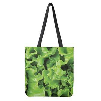 Fresh Lettuce Leaves Print Tote Bag | Newhawaiianshirts CA