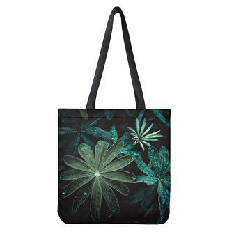 Fresh Tropical Leaf Print Tote Bag | Newhawaiianshirts UK