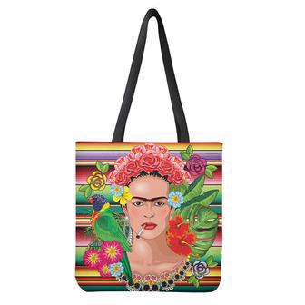 Frida Kahlo Serape Print Tote Bag | Newhawaiianshirts AU