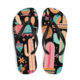 Fun Time Cactus Flip-Flops | Newhawaiianshirts CA