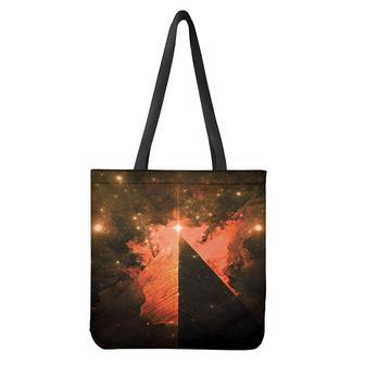 Galaxy Pyramid Print Tote Bag | Newhawaiianshirts CA