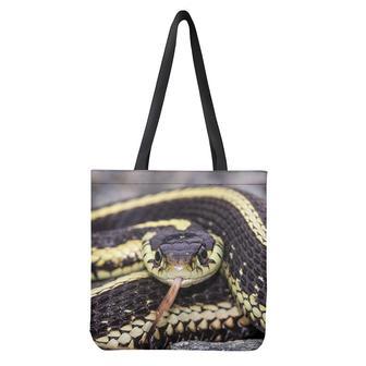 Garter Snake Print Tote Bag | Newhawaiianshirts UK