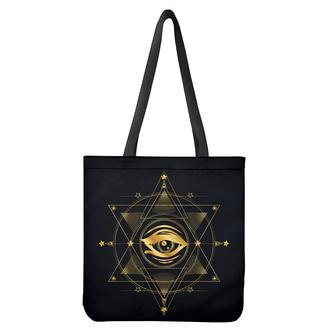 Geometric Eye Of Providence Print Tote Bag | Newhawaiianshirts