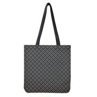 Geometric Floral Print Tote Bag | Newhawaiianshirts DE