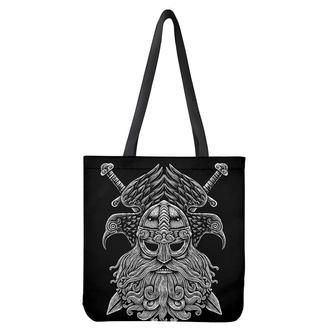 God Odin With Huginn And Muninn Print Tote Bag | Newhawaiianshirts DE