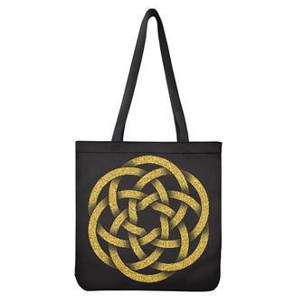 Gold Circle Celtic Knot Symbol Print Tote Bag | Newhawaiianshirts CA