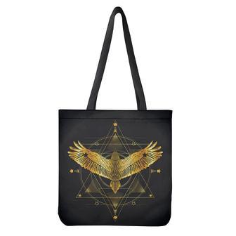 Golden Spiritual Bird Print Tote Bag | Newhawaiianshirts DE