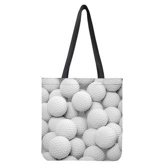 Golf Ball Print Tote Bag | Newhawaiianshirts DE