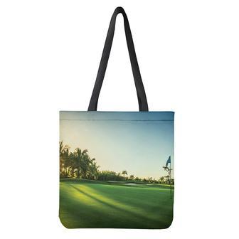 Golf Course Print Tote Bag | Newhawaiianshirts AU