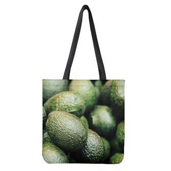 Green Avocado Print Tote Bag | Newhawaiianshirts UK