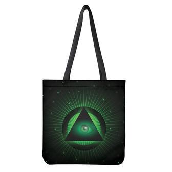 Green Masonic Eye Print Tote Bag | Newhawaiianshirts CA