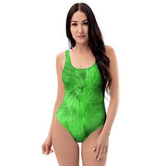 Green Tie Dye One Piece Swimsuite | Newhawaiianshirts