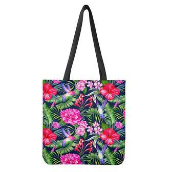 Hawaiian Tropical Birds Pattern Print Tote Bag | Newhawaiianshirts