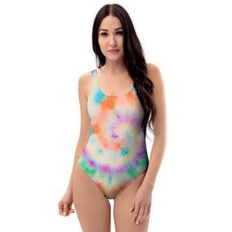 Hippie Tie Dye One Piece Swimsuite | Newhawaiianshirts AU