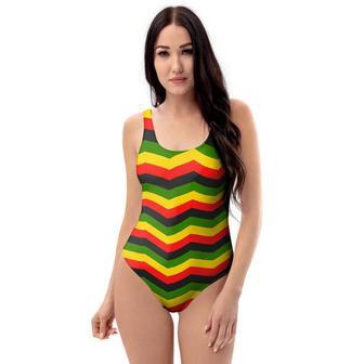 Jamaica Reggae Rasta One Piece Swimsuite | Newhawaiianshirts UK