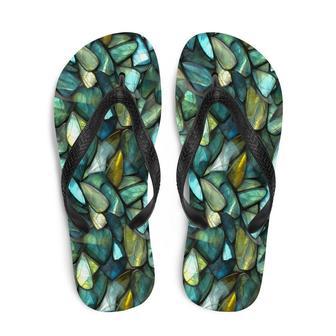 Labradorite Summer Flip Flops | Newhawaiianshirts DE