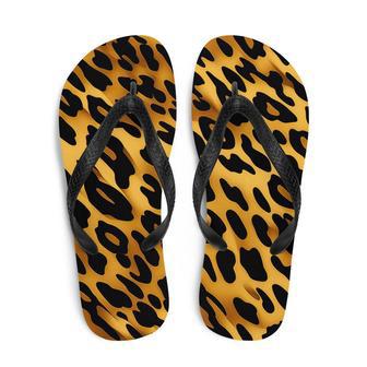 Leopard Print Flip-Flops | Newhawaiianshirts DE