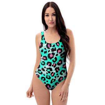 Leopard Zebra Print One Piece Swimsuite | Newhawaiianshirts DE