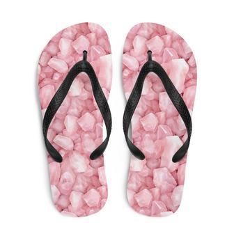 Love-Infused Rose Quartz Flip Flops | Newhawaiianshirts