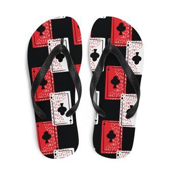 Luck Of The Draw ~Cards Flip-Flops | Newhawaiianshirts AU