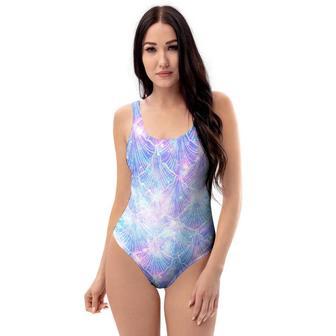 Mermaid Galaxy Space One Piece Swimsuite | Newhawaiianshirts AU