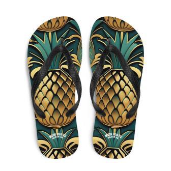 Multicolor Tulip Flip Flops | Newhawaiianshirts