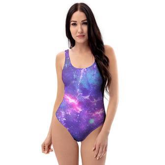 Nebula Galaxy Space One Piece Swimsuite | Newhawaiianshirts UK