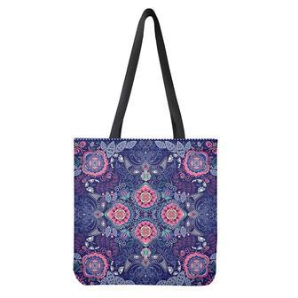 Ornamental Paisley Mandala Print Tote Bag | Newhawaiianshirts UK