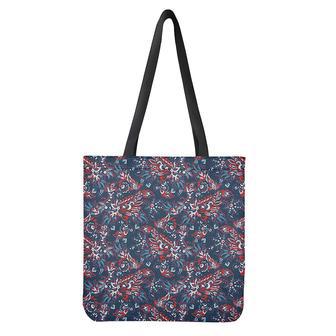 Paisley Floral Bohemian Pattern Print Tote Bag | Newhawaiianshirts UK