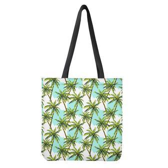 Palm Tree Tropical Pattern Print Tote Bag | Newhawaiianshirts CA