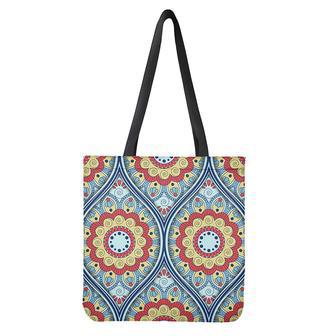 Pastel Ornament Mandala Print Tote Bag | Newhawaiianshirts