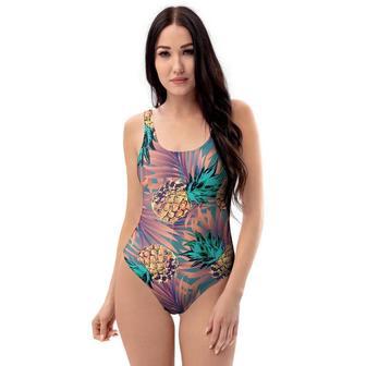 Pineapple Hawaiian Print One Piece Swimsuite | Newhawaiianshirts AU