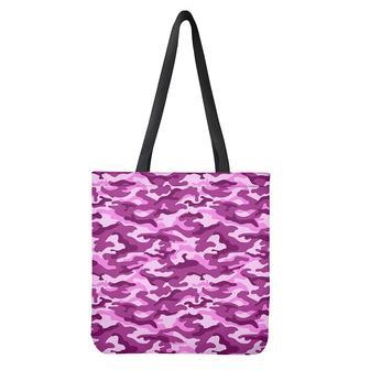 Pink Camouflage Print Tote Bag | Newhawaiianshirts DE