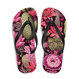 Pink Desert Rose Cactus -Flops | Newhawaiianshirts CA