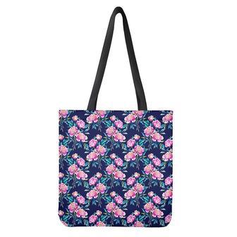 Pink Peony Floral Flower Pattern Print Tote Bag | Newhawaiianshirts UK