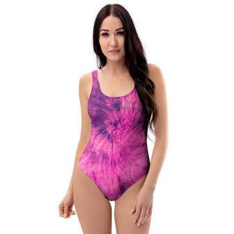 Pink Tie Dye One Piece Swimsuite | Newhawaiianshirts AU