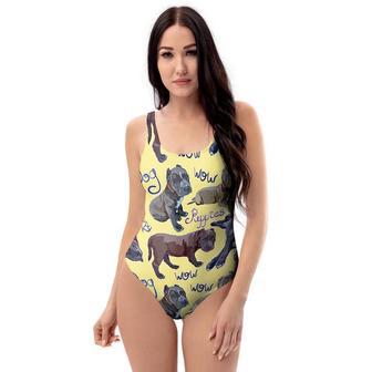 Pitbull Puppy One Piece Swimsuite | Newhawaiianshirts AU