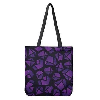 Purple Crystal Cosmic Galaxy Space Print Tote Bag | Newhawaiianshirts UK