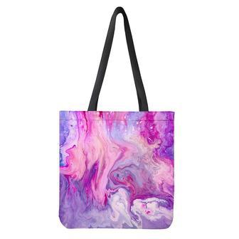 Purple Liquid Marble Print Tote Bag | Newhawaiianshirts AU