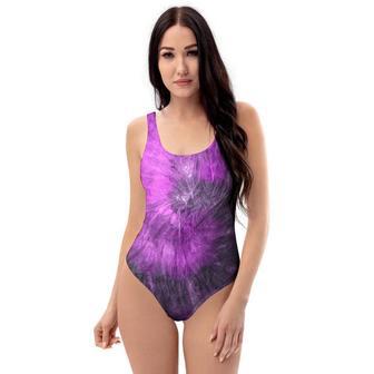 Purple Tie Dye One Piece Swimsuite | Newhawaiianshirts DE