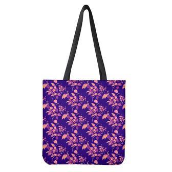 Purple Tropical Hawaiian Pattern Print Tote Bag | Newhawaiianshirts DE